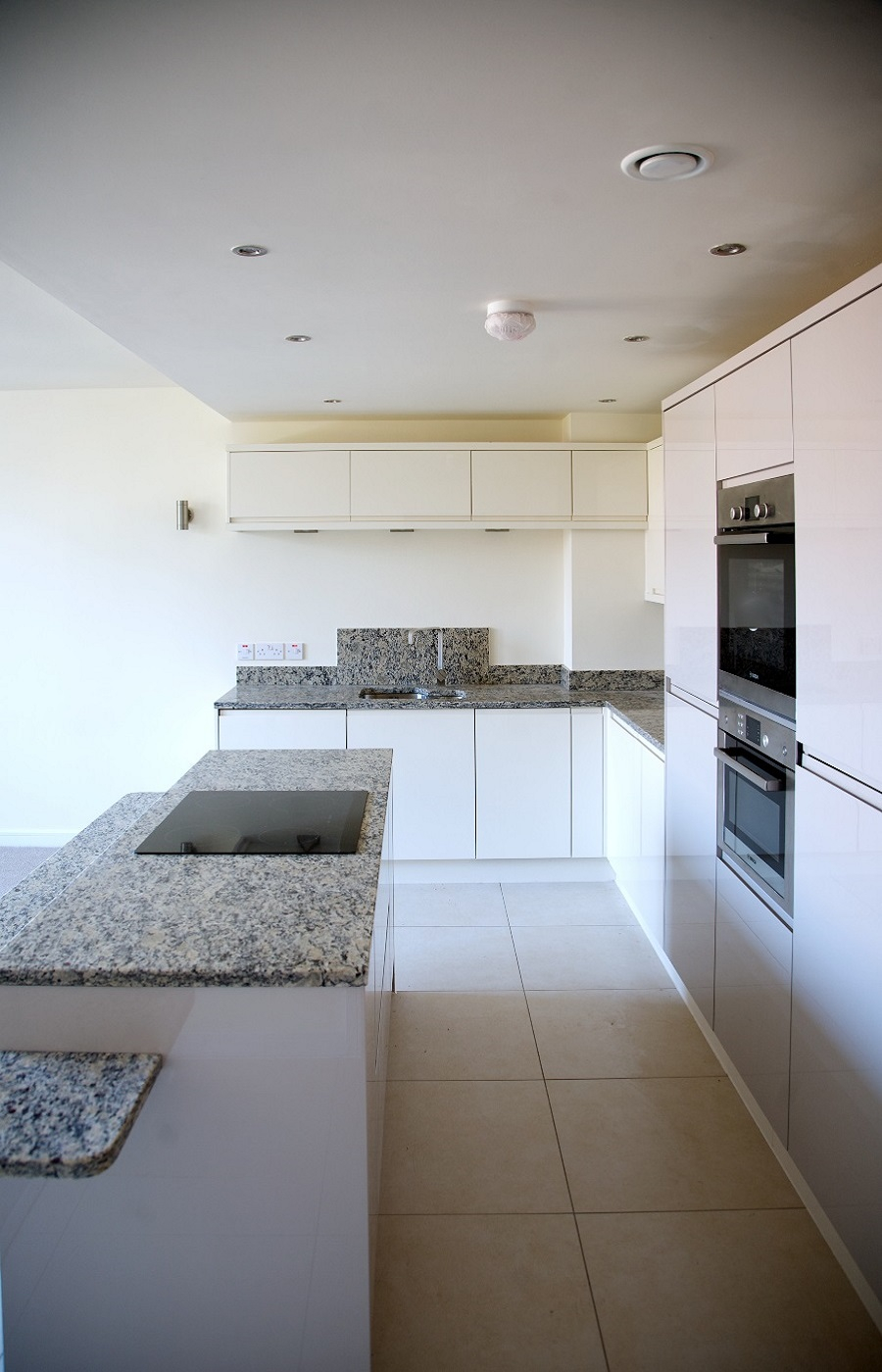 Light Kitchen With Marble Worktops